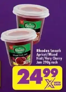 Shoprite Rhodes Smooth Mixed Fruit Jam offer