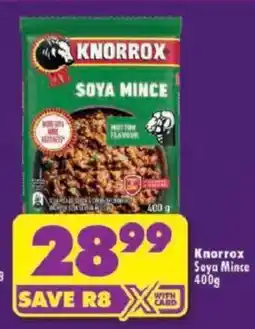 Shoprite Knorrox Soya Mince offer