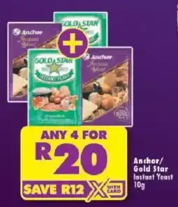 Shoprite Anchor/Gold Star Instant Yeast offer