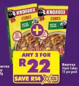 Shoprite Knorrox Cubes offer