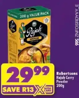 Shoprite Robertson Rajah Curry Powder offer