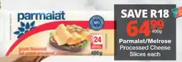 Checkers Parmalat Processed Cheese Slices offer