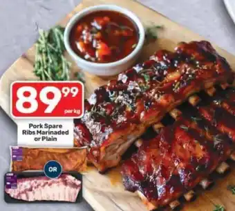 Pick n Pay Pork Spare Ribs Marinaded or Plain offer