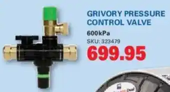 Grivory Pressure Control Valve