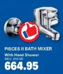 Cashbuild PISCES II BATH MIXER With Hand Shower offer
