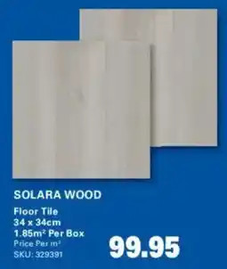 Cashbuild SOLARA WOOD Floor Tile offer