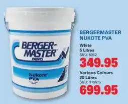 Cashbuild BERGER-MASTER NUKOTE PVA offer