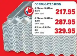 Cashbuild CORRUGATED IRON offer