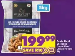 Shoprite Grain Field Chickens Frozen Mixed Chicken Portions offer