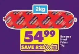 Shoprite Renown French Polony offer