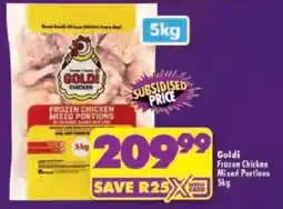 Shoprite Goldi Frozen Chicken Mixed Portions offer