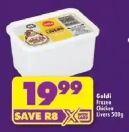 Shoprite Goldi Frozen Chicken Livers offer