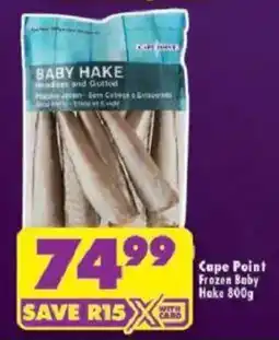 Shoprite Cape Point Frozen Baby Hake offer