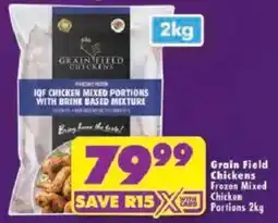 Shoprite Grain Field Chickens Frozen Mixed Chicken Portions offer