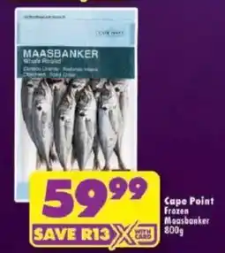Shoprite Cape Point Frozen Maasbanker offer