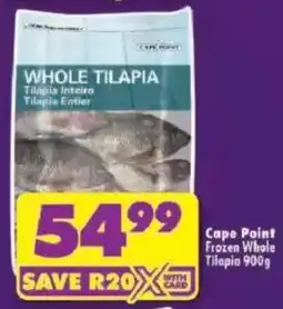 Shoprite Cape Point Whole Tilapia offer