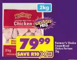 Shoprite Farmer's Choice Frozen Mixed Chicken Portions offer