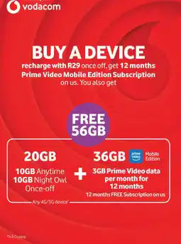 Shoprite Prime Video Mobile Edition offer