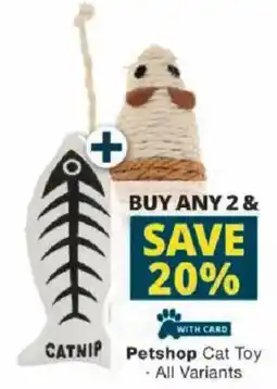 Checkers Petshop Cat Toy offer