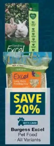 Checkers Burgess Excel Pet Food offer
