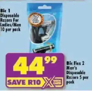 Bic Flex 2 Men's Disposable Razors