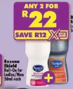 Shoprite Rexona Shield Roll-On offer