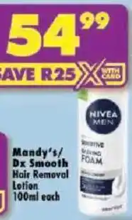 Shoprite NIVEA MEN SHAVING FOAM offer