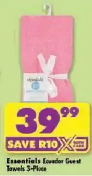 Shoprite Essentials Ecuador Guest Towels offer