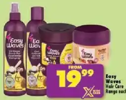 Shoprite Easy Waves Hair Care Range offer