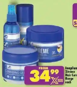 Shoprite Isoplus Xtreme Hair Care Range offer