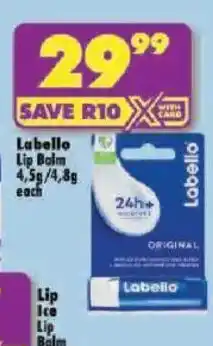 Shoprite Labello Lip Balm offer