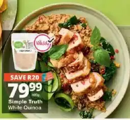 Checkers Simple Truth White Quinoa offer