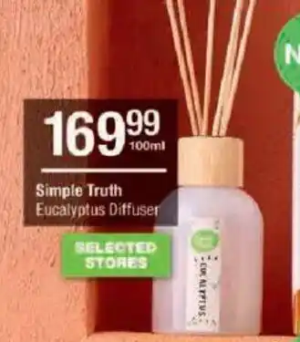 Simple Truth Eucalyptus Diffuser