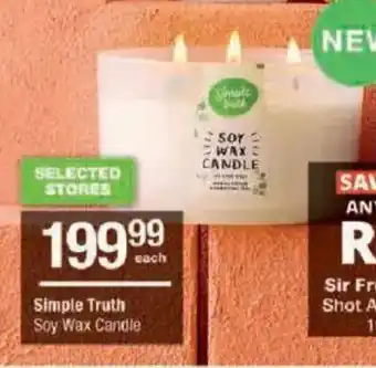 Simple Truth Soy Wax Candle