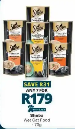 Checkers Sheba Wet Cat Food offer