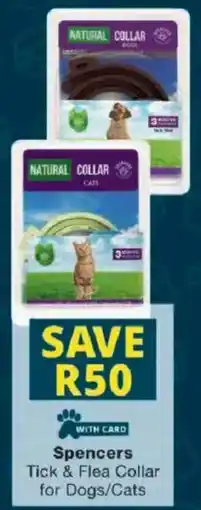 Checkers Spencers Tick & Flea Collar for Dogs/Cats offer