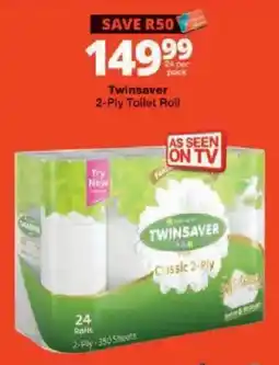 Checkers Twinsaver 2-Ply Toilet Roll offer