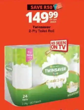 Twinsaver 2-Ply Toilet Roll