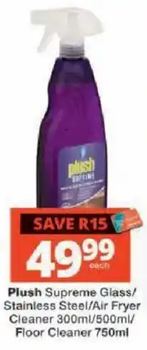 Checkers Plush Supreme Glass/Stainless Steel/Air Fryer Cleaner offer