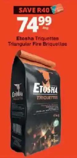 Checkers Etosha Triquettes offer