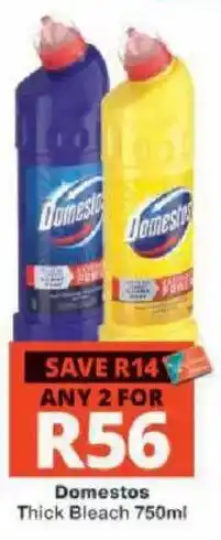Checkers Domestos Thick Bleach offer