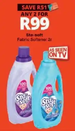 Checkers Sta-soft Fabric Softener 2x offer