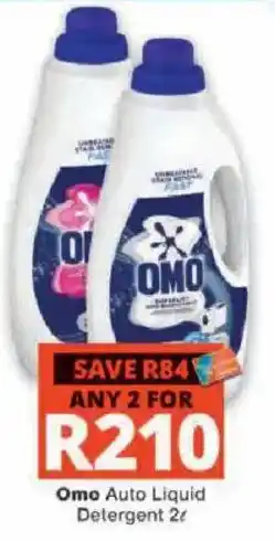 Checkers Omo Auto Liquid Detergent offer