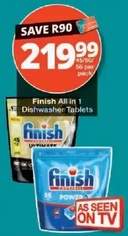 Checkers Finish Dishwasher Tablets offer