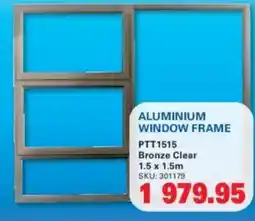 Cashbuild ALUMINIUM WINDOW FRAME offer