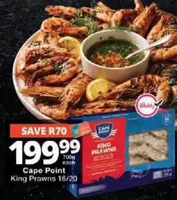 Checkers Cape Point King Prawns offer