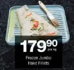 Checkers Frozen Jumbo Hake Fillets offer