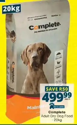 Checkers Complete Adult Dry Dog Food offer