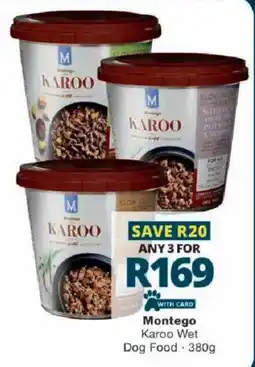 Checkers Montego Karoo Wet Dog Food offer
