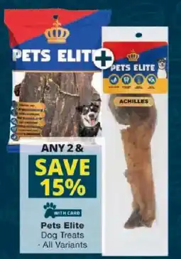 Checkers Pets Elite Dog Treats offer